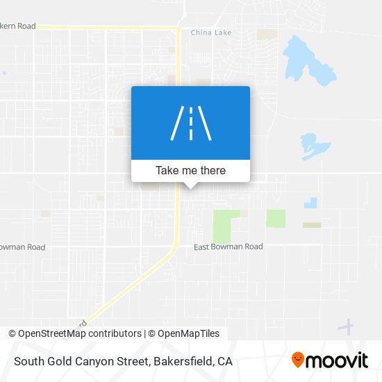 South Gold Canyon Street map