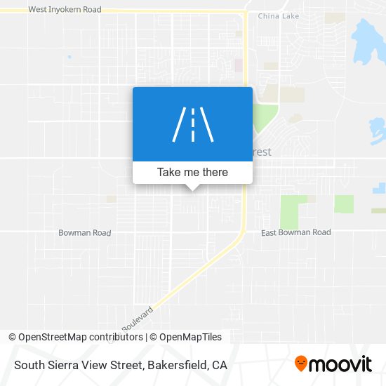 South Sierra View Street map