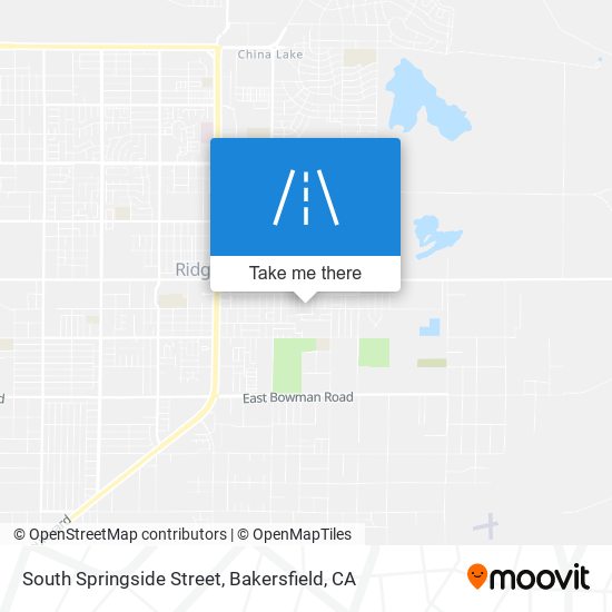 South Springside Street map