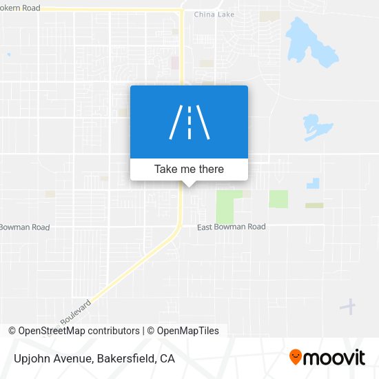 Upjohn Avenue map