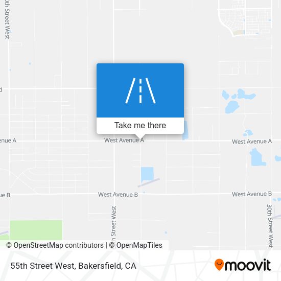 55th Street West map