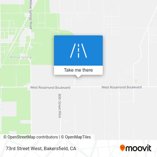73rd Street West map