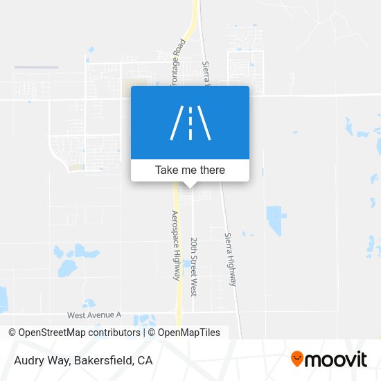 Audry Way map