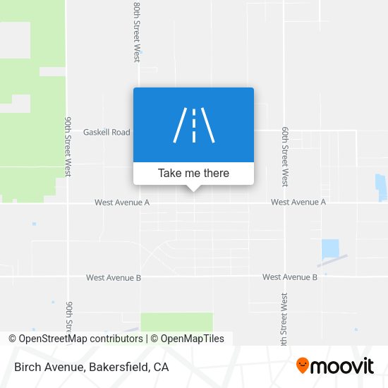 Birch Avenue map