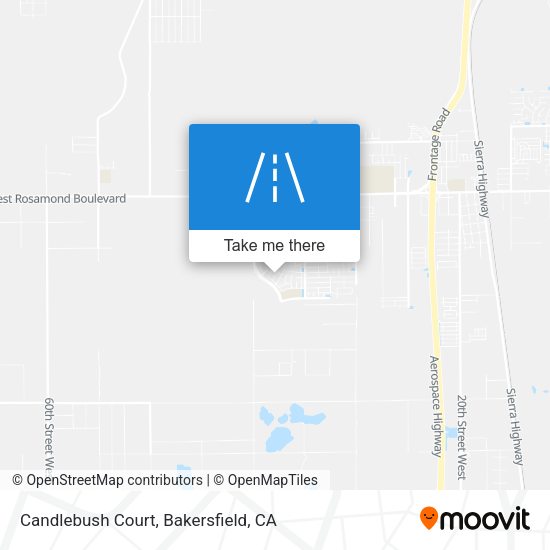 Candlebush Court map