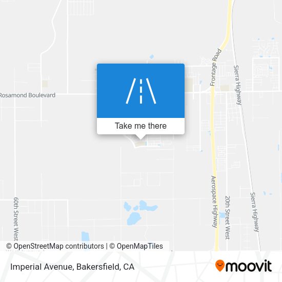 Imperial Avenue map