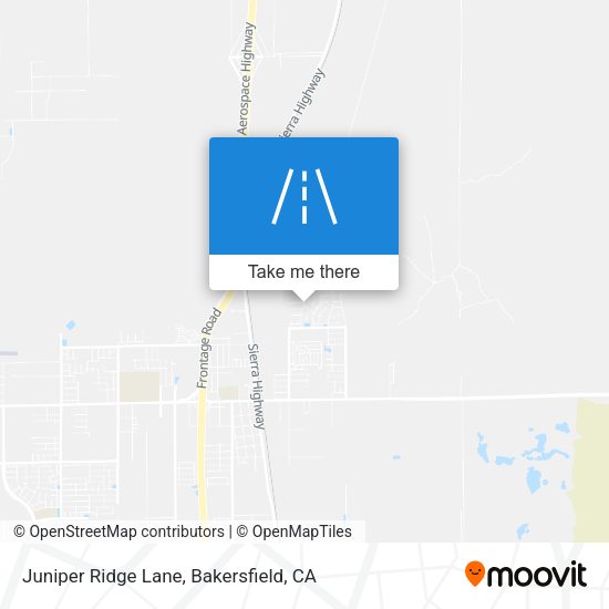 Juniper Ridge Lane map