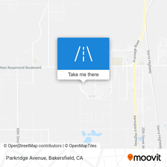 Parkridge Avenue map