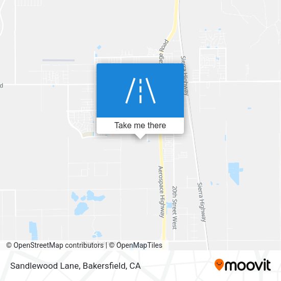Sandlewood Lane map