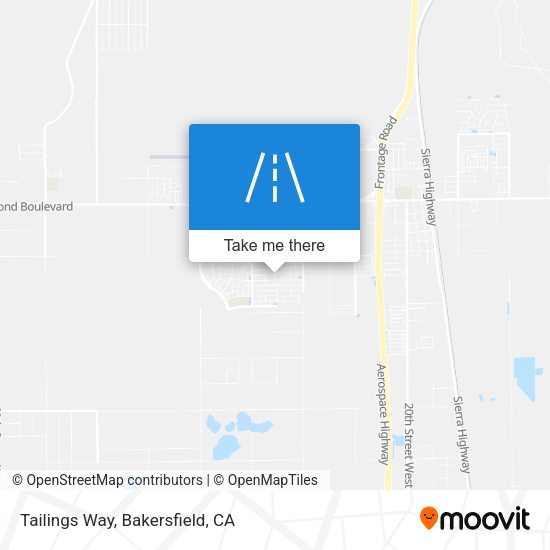 Tailings Way map