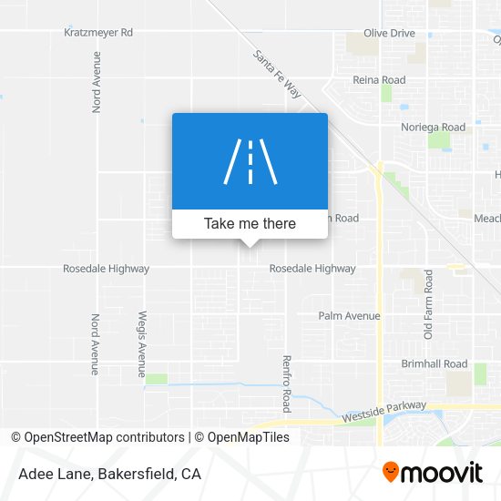 Adee Lane map