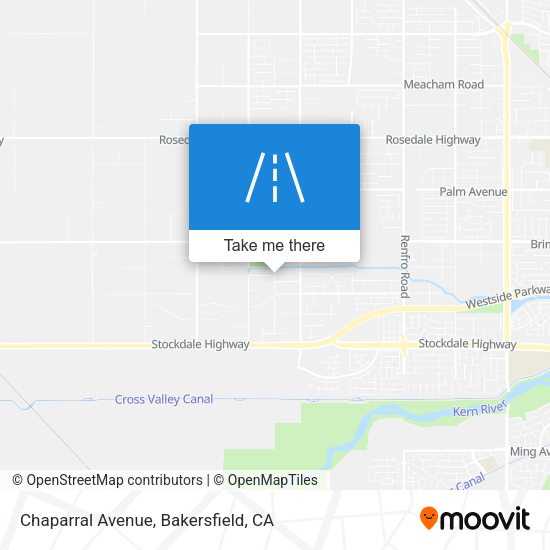 Chaparral Avenue map