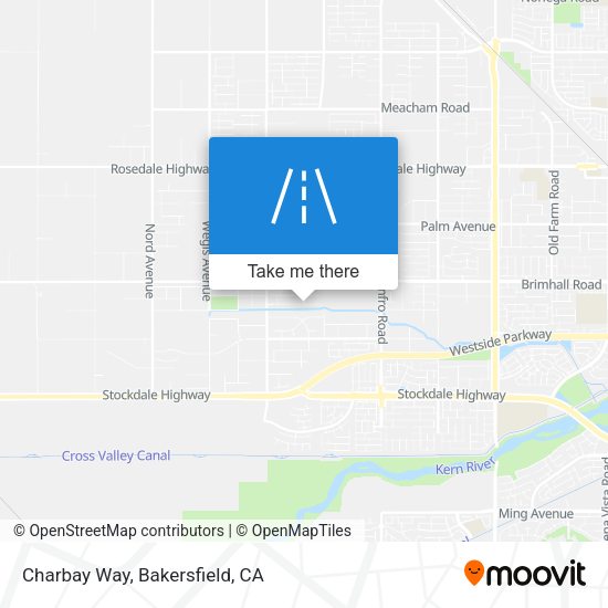 Charbay Way map