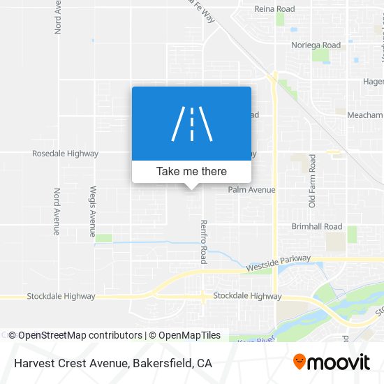 Harvest Crest Avenue map