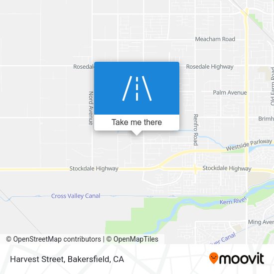 Harvest Street map