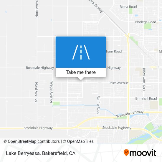 Mapa de Lake Berryessa