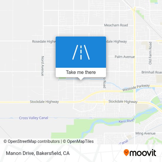 Manon Drive map