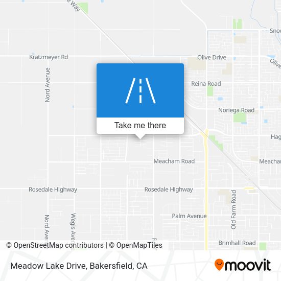 Mapa de Meadow Lake Drive