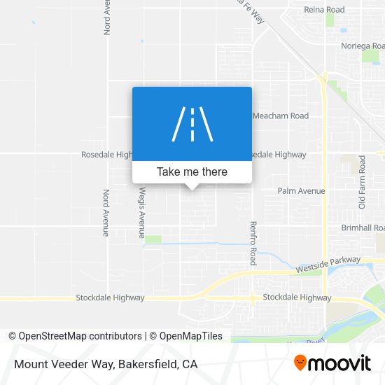 Mount Veeder Way map