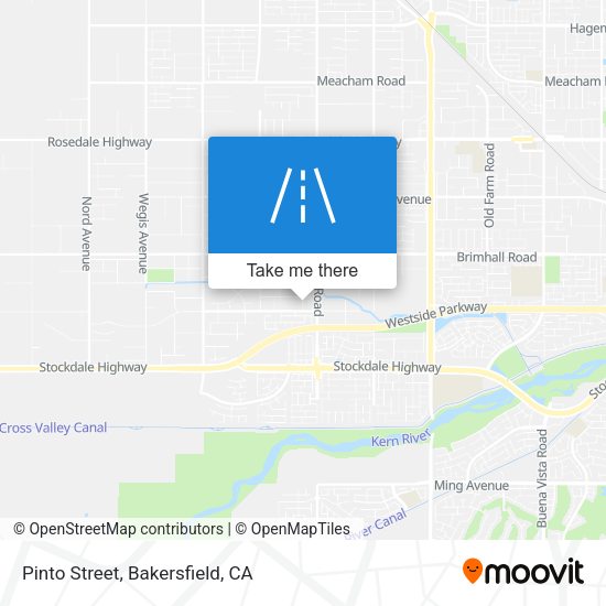 Pinto Street map