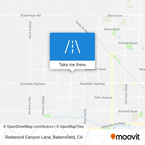 Redwood Canyon Lane map