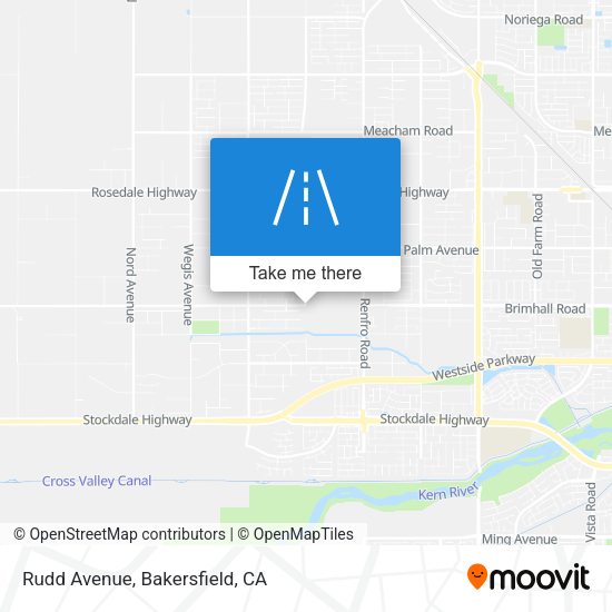 Rudd Avenue map