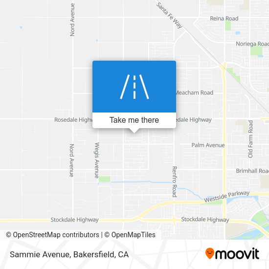 Sammie Avenue map
