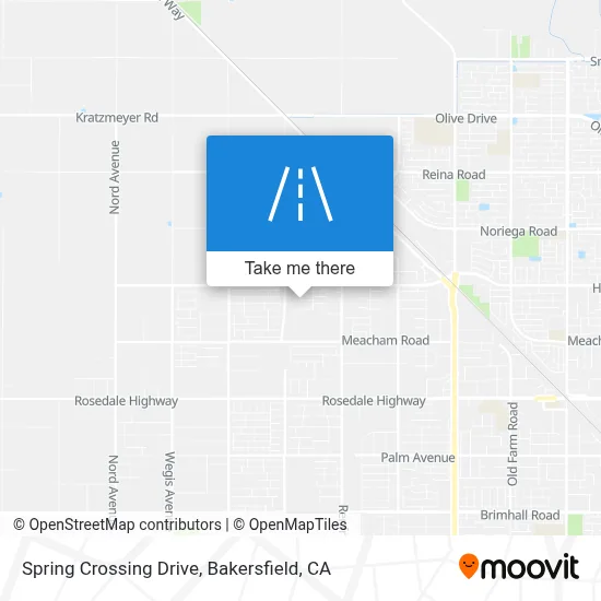Spring Crossing Drive map