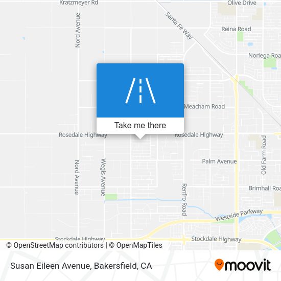 Mapa de Susan Eileen Avenue