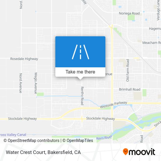Water Crest Court map