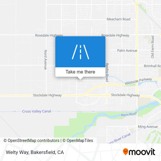 Mapa de Welty Way