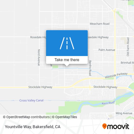 Yountville Way map