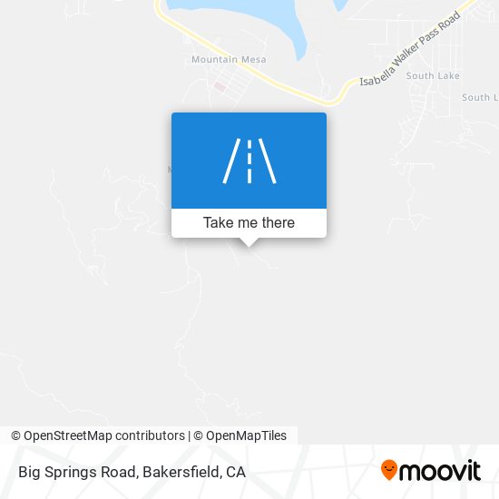 Big Springs Road map