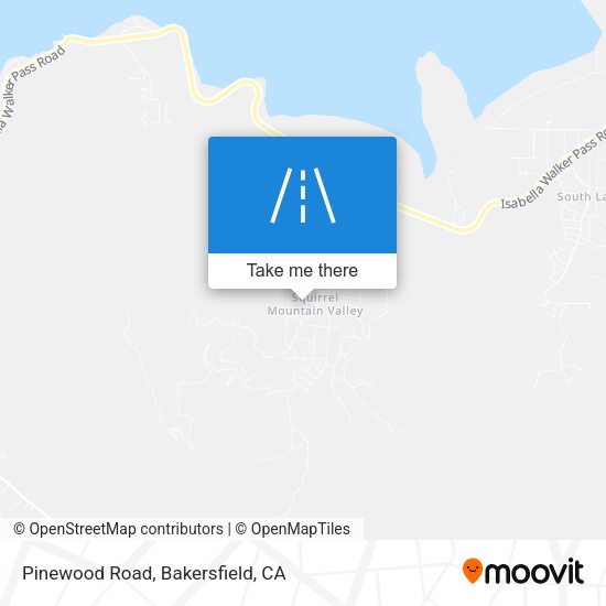 Pinewood Road map