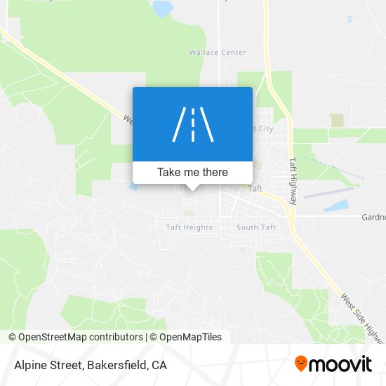 Alpine Street map