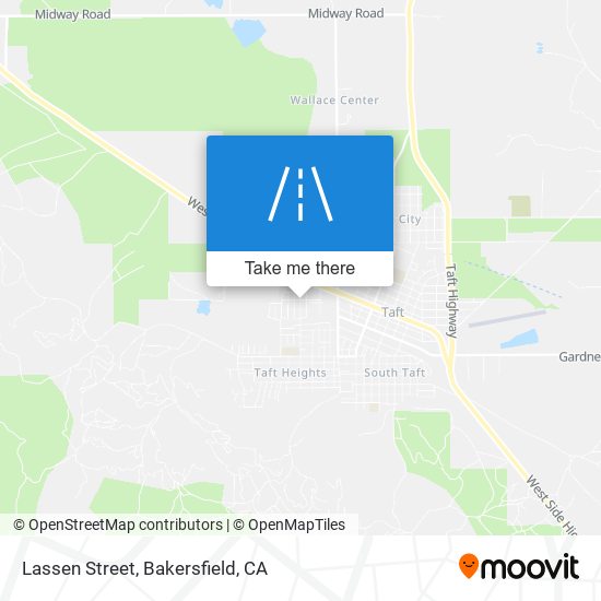 Lassen Street map