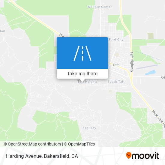 Harding Avenue map