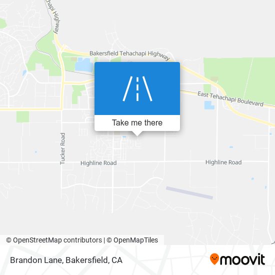 Brandon Lane map