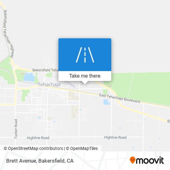 Brett Avenue map