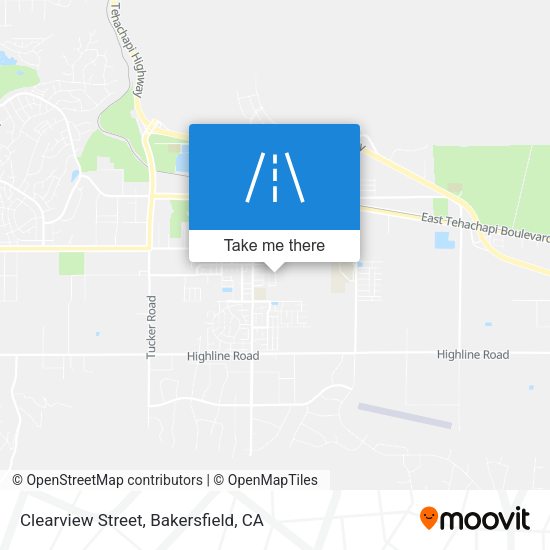 Clearview Street map