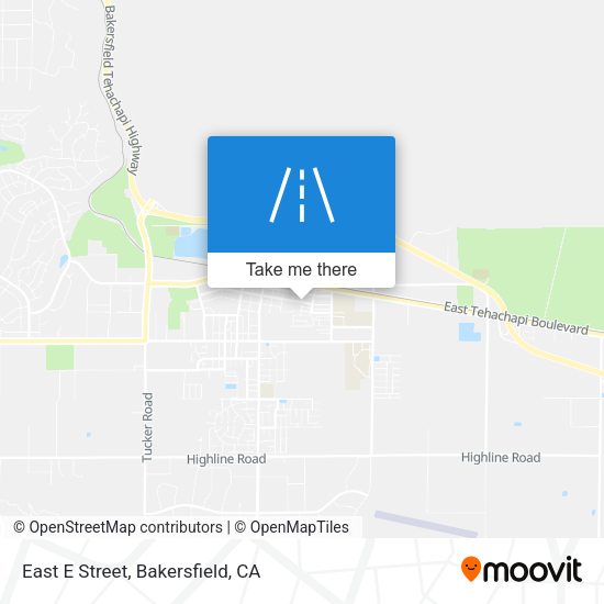Mapa de East E Street