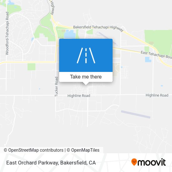 East Orchard Parkway map