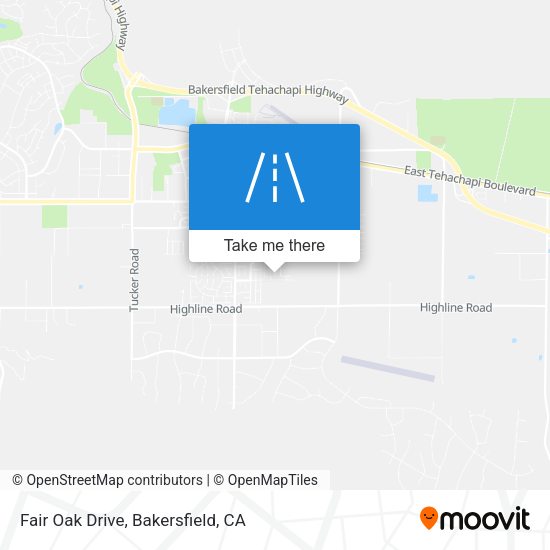 Mapa de Fair Oak Drive