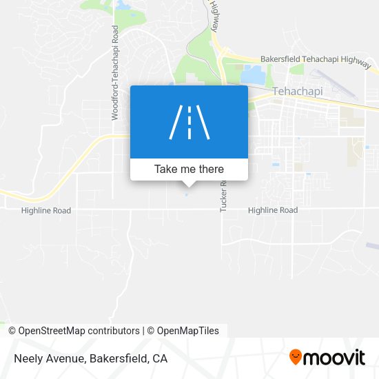 Neely Avenue map