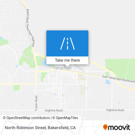 North Robinson Street map