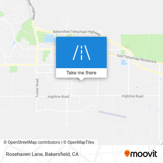 Rosehaven Lane map