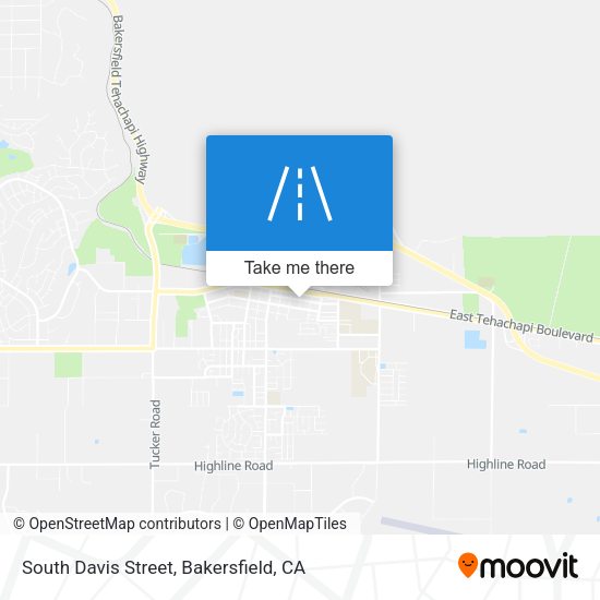 South Davis Street map