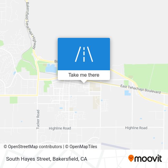 South Hayes Street map