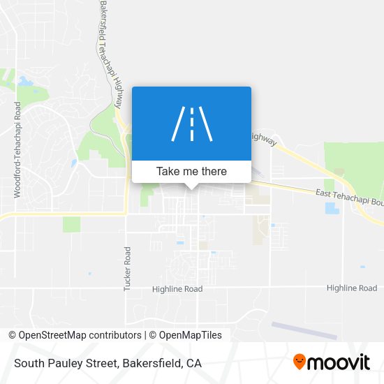South Pauley Street map