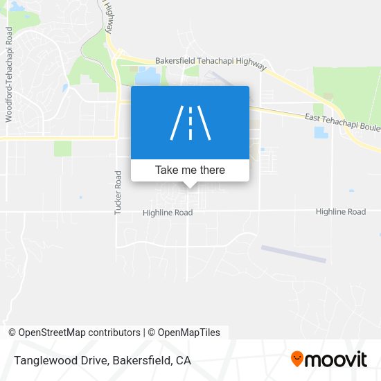 Tanglewood Drive map